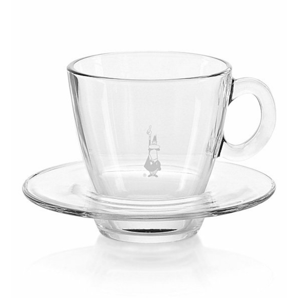 Bialetti Other - Cappuccino cup and saucer - glass